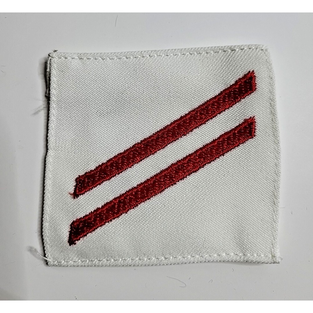 US Navy Fireman Apprentice E-2 E2 Sleeve Insignia Patch Red & White New USN